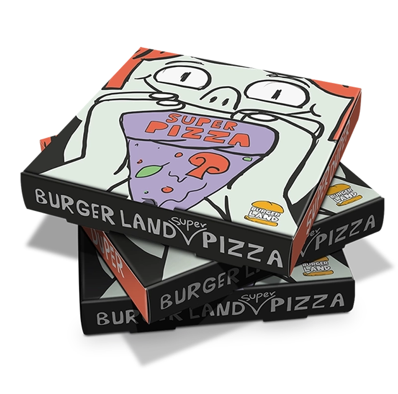 تولید بسته بندی جعبه پیتزا چاپ سفارشی